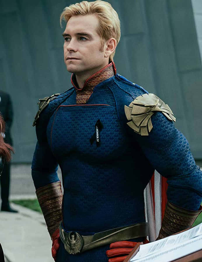 Homelander Stehpose