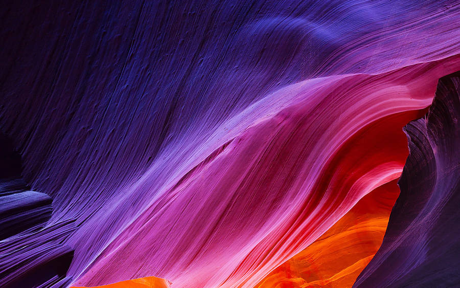 Download 4k Computer Colourful Curved Stone Wall Wallpaper | Wallpapers.com