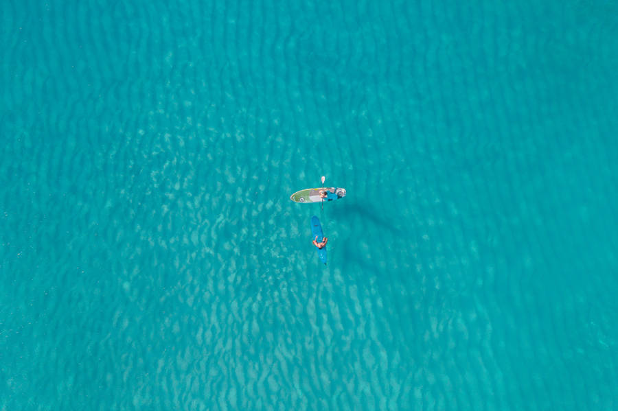 Download 4k Tablet Boat Drone Shot Wallpaper | Wallpapers.com