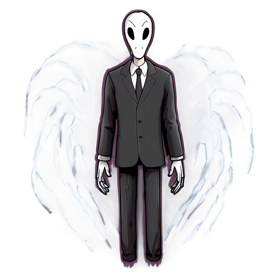 Slenderman Haunting Image PNG dwb60
