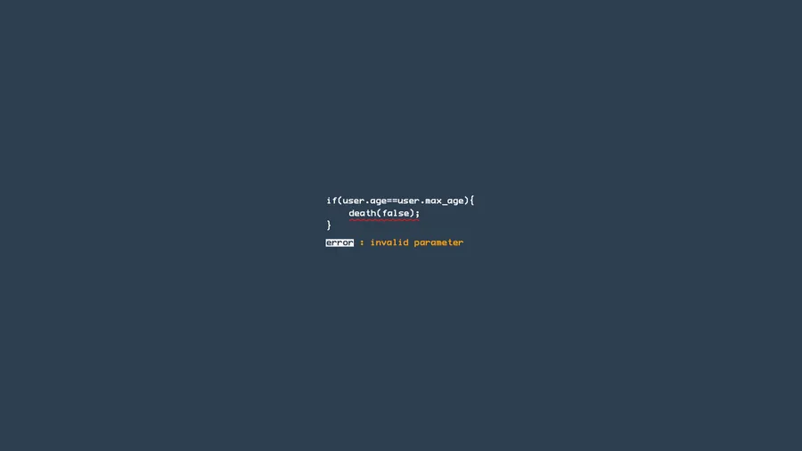 Code Error Invalid Parameter