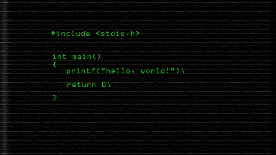 4KProgrammieren Grüner Codec Hintergrundbilder