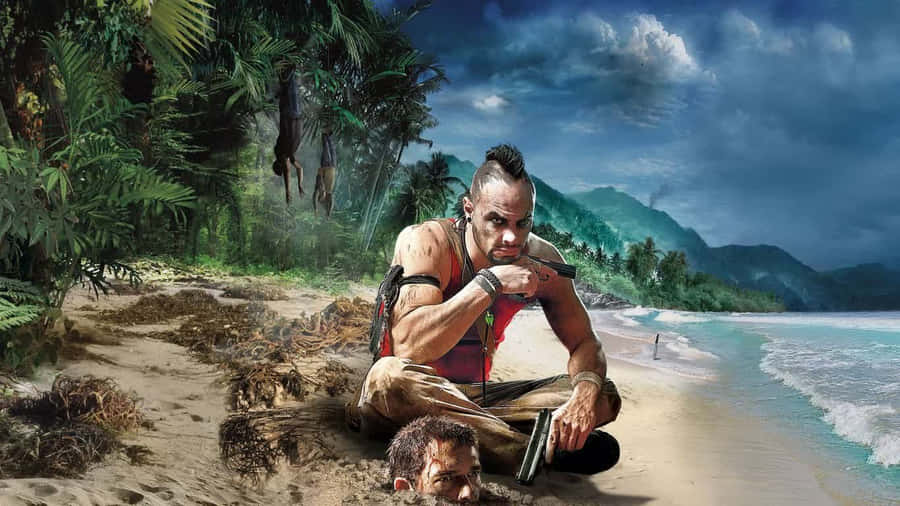 1366x768Far Cry 4 Vaas Montenegro baggrund