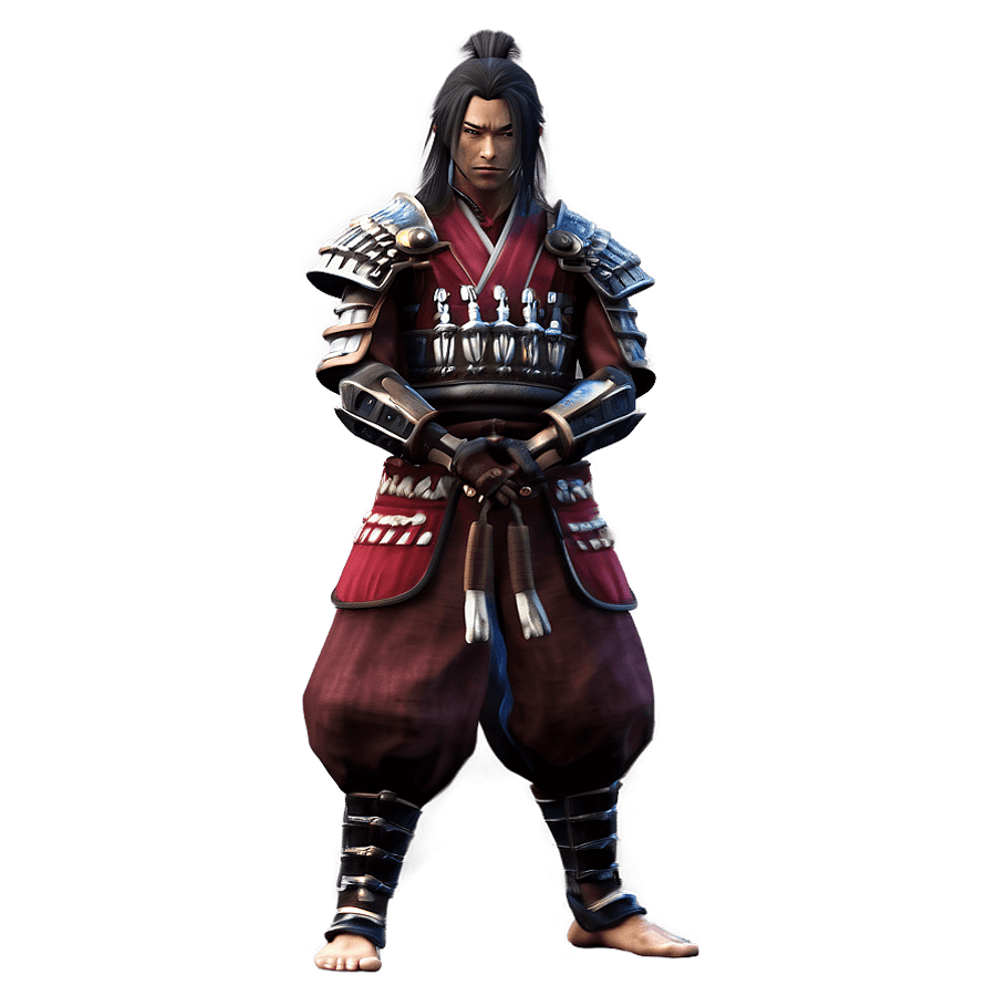 Elden Ring Samurai Character PNG Picture iws