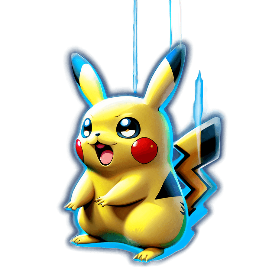 Pikachu's Dazed Shock PNG 9