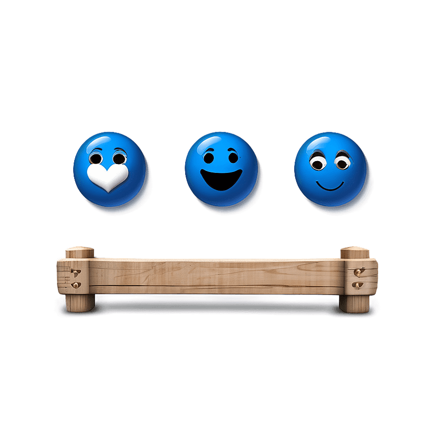 Love-Themed Blue Emojis PNG ijr81