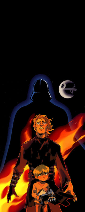 Evolução de Anakin Skywalker Papel de Parede para iPhone