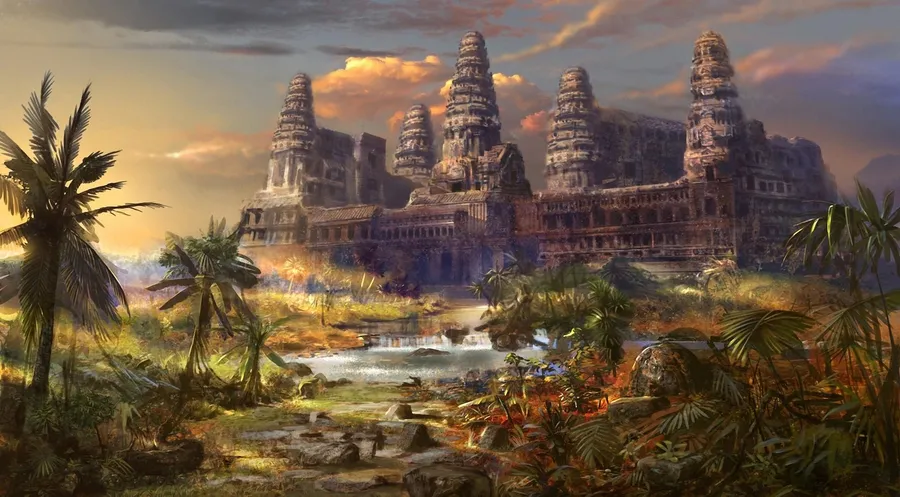 Temple background