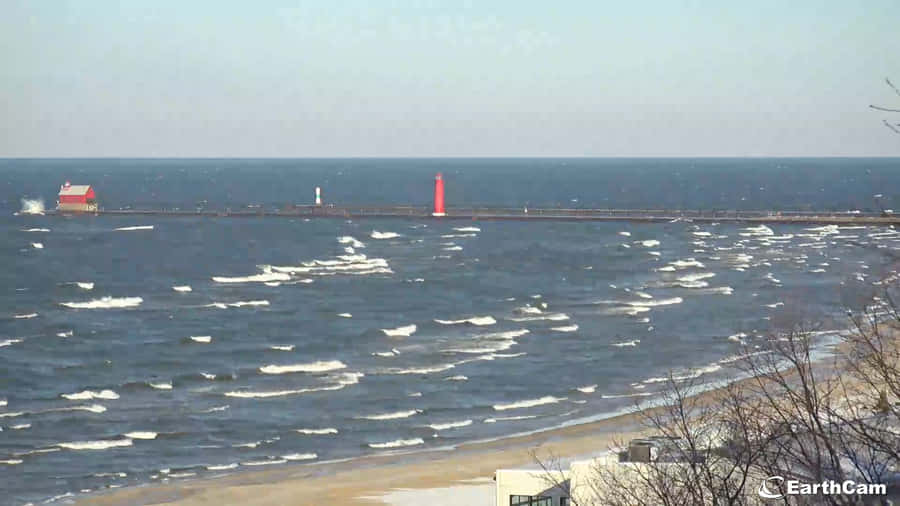 EinBlick auf das Meer vom Ufer aus