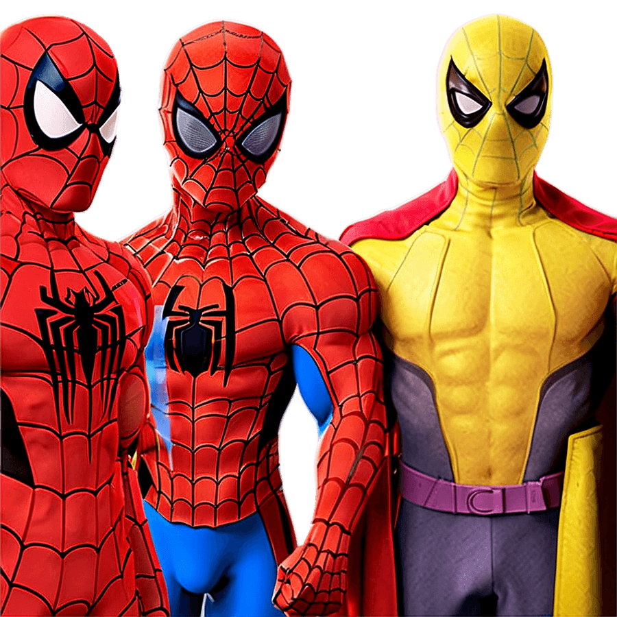 Spidey's Heroic Friends PNG hrb