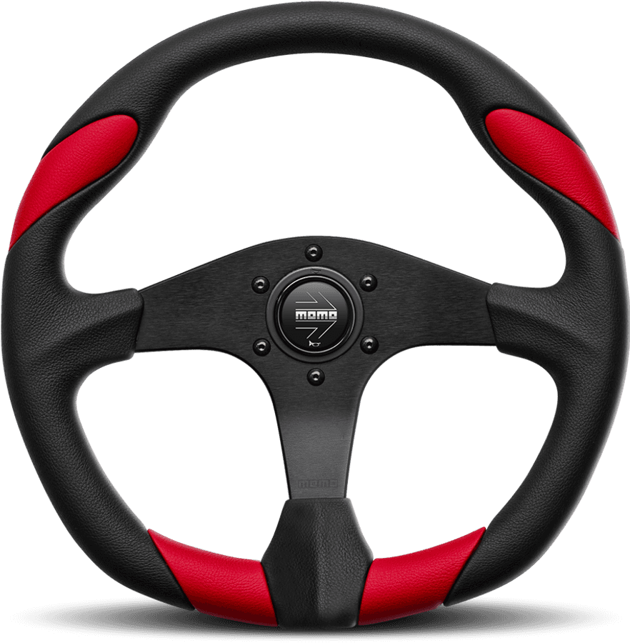 Red Black M O M O Racing Steering Wheel