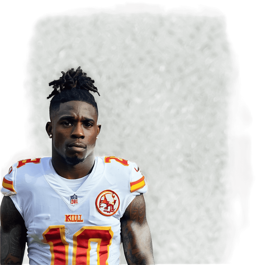 Tyreek Hill Focused Look PNG 05232024