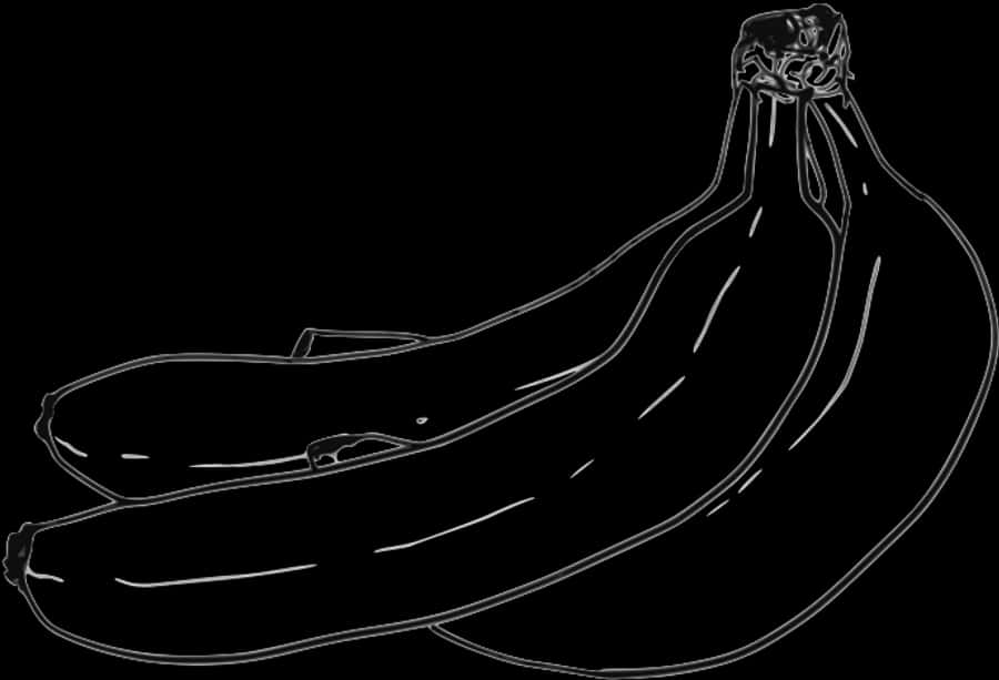 Banana Bunch Line Art, HD Png Download
