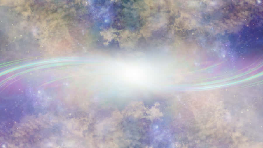 Kosmisches Lichtspektrum über die Galaxie