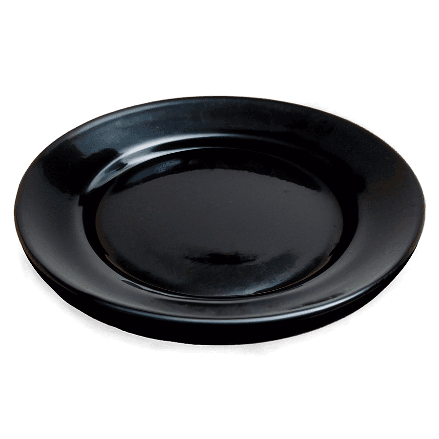 Minimalist Black Plate PNG 76
