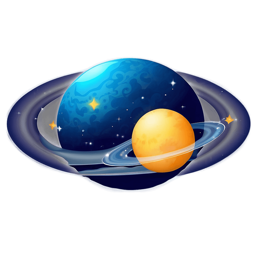 Space Blue Planet Background PNG 82