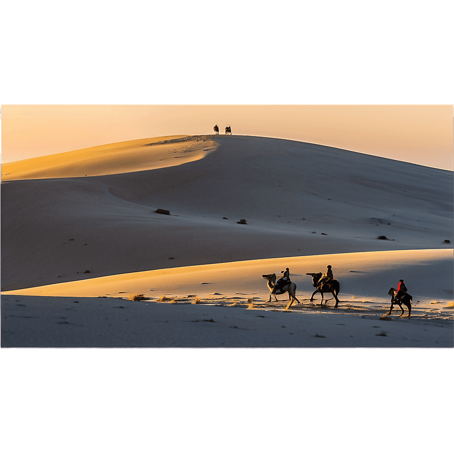 Sand Dunes and Wildlife PNG 94