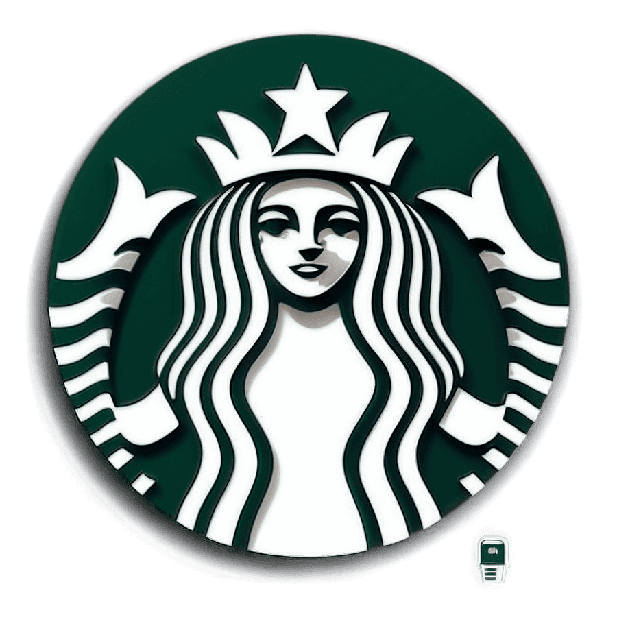 Starbucks Logo Silhouette PNG fqp