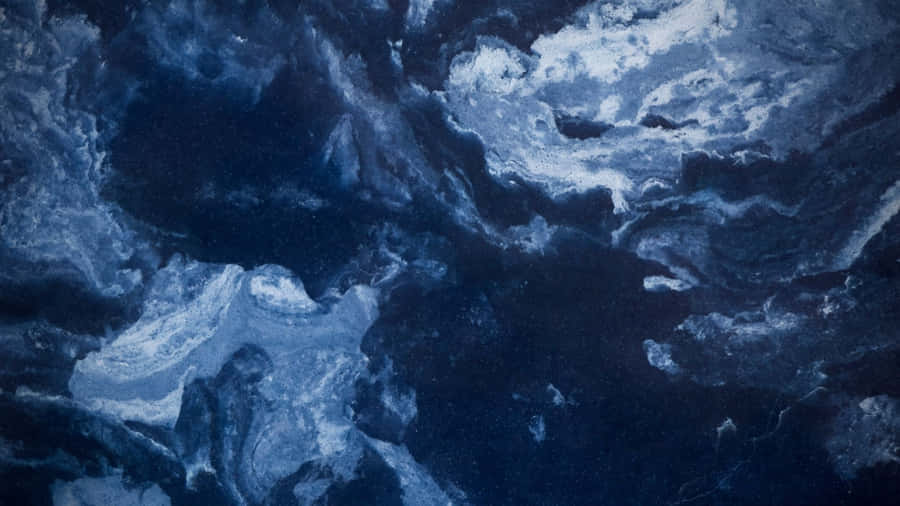 Umavista magnífica e energética do Planeta Azul