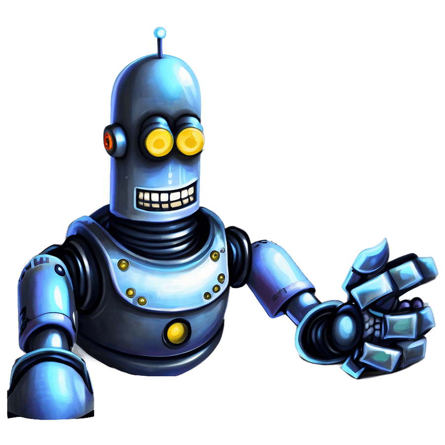 Robot Bender Icon PNG 06232024
