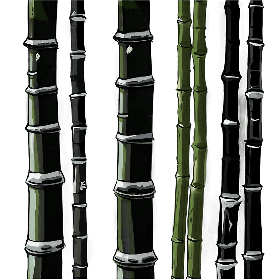 Dark Bamboo Forest PNG elm