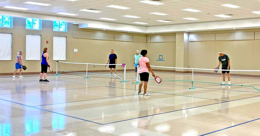 Sessão de Pickleball Indoor