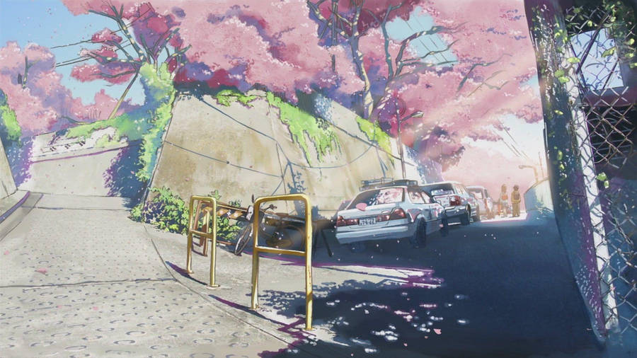 Download 5 Centimeters Per Second Intro Scene Wallpaper Wallpapers Com