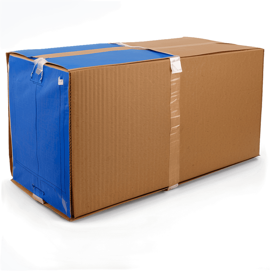Taped Cardboard Box PNG 99