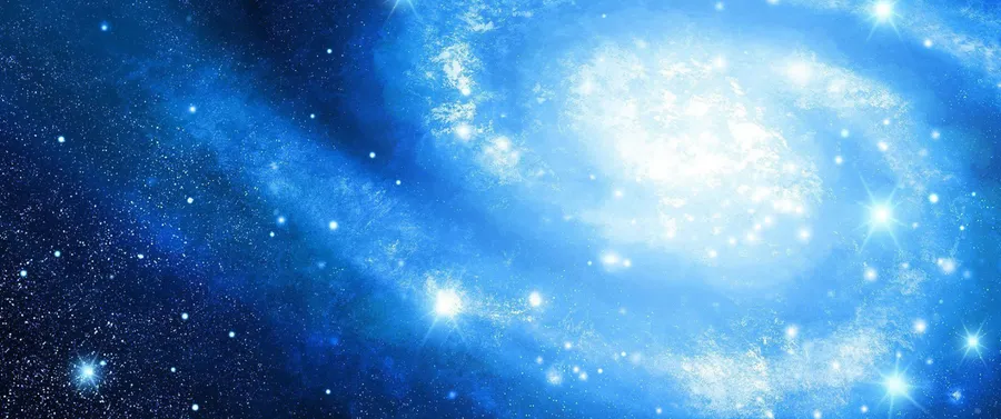 Blue Space Background