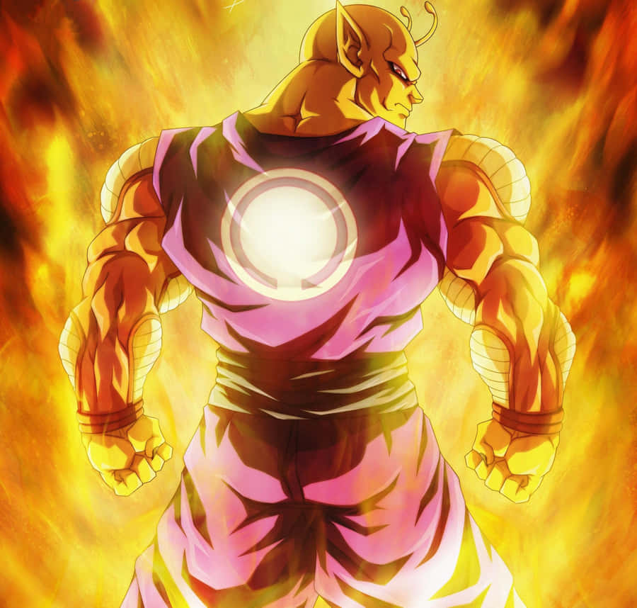 Arte di Piccolo arancione infuocato