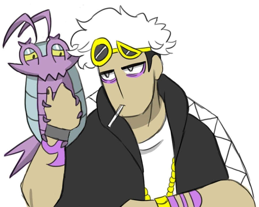 Wimpodcom Guzma Fumando para papel de parede.