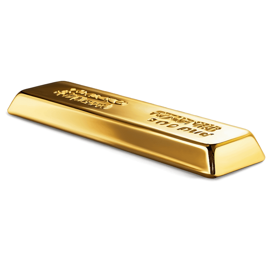 Heavy Gold Ingot PNG 06292024