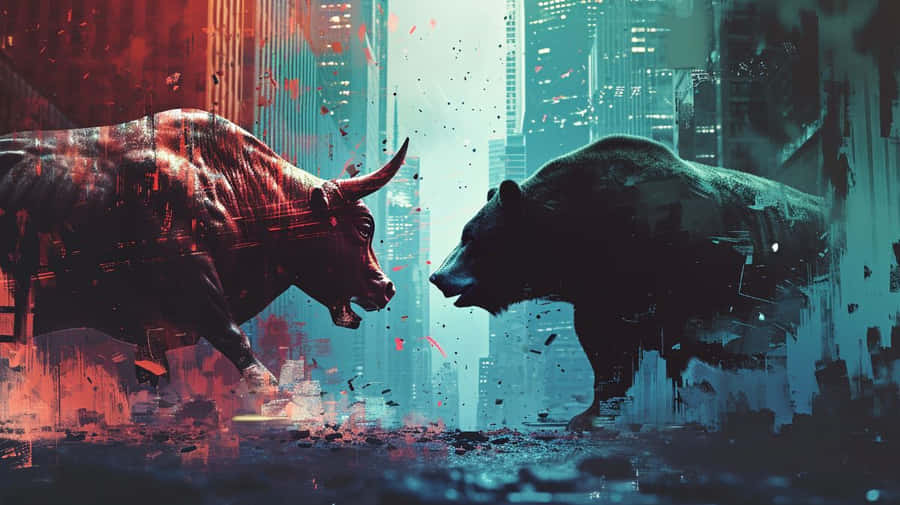 Bull Vs Bear Battaglia del Mercato Azionario