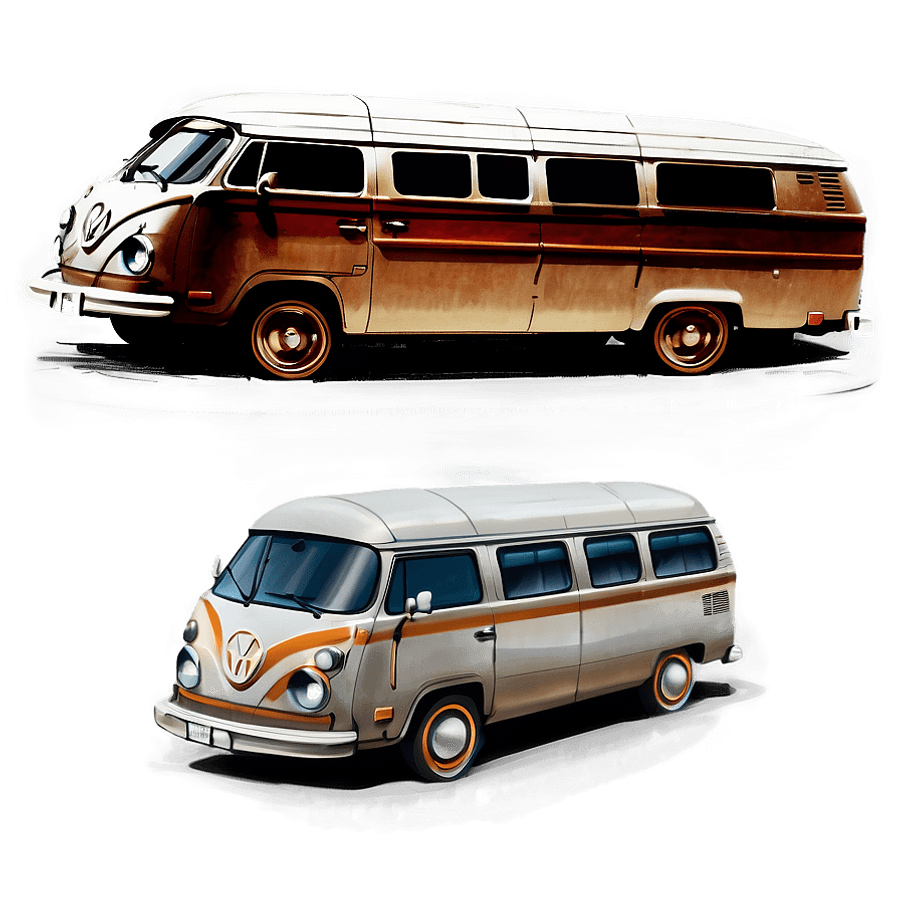 Camper Van Sketch PNG 06282024