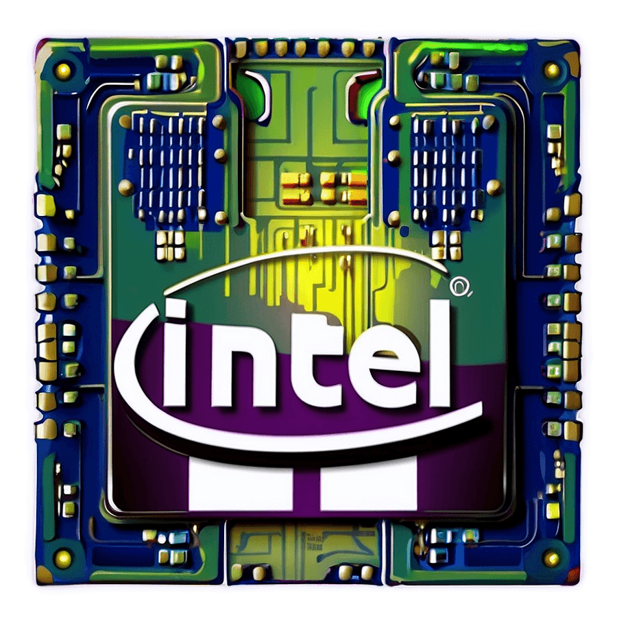Intel Chip Logo in PNG Format hdy4