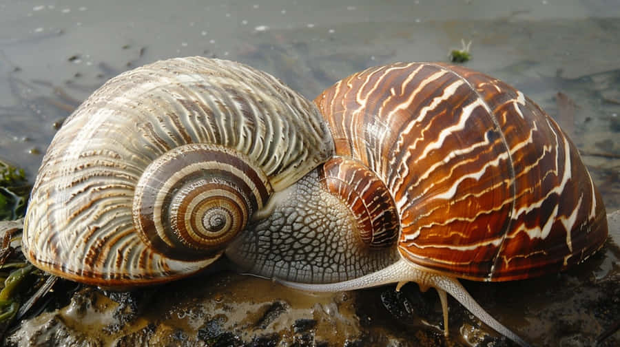 Volute Snegle Tæt På