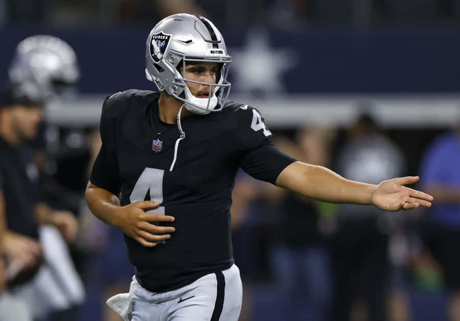 Fodbold Quarterback I Aktion