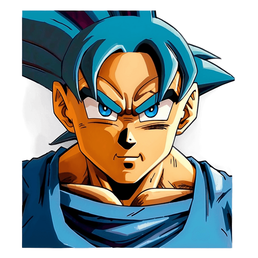 Goku Super Saiyan God Manga PNG 70