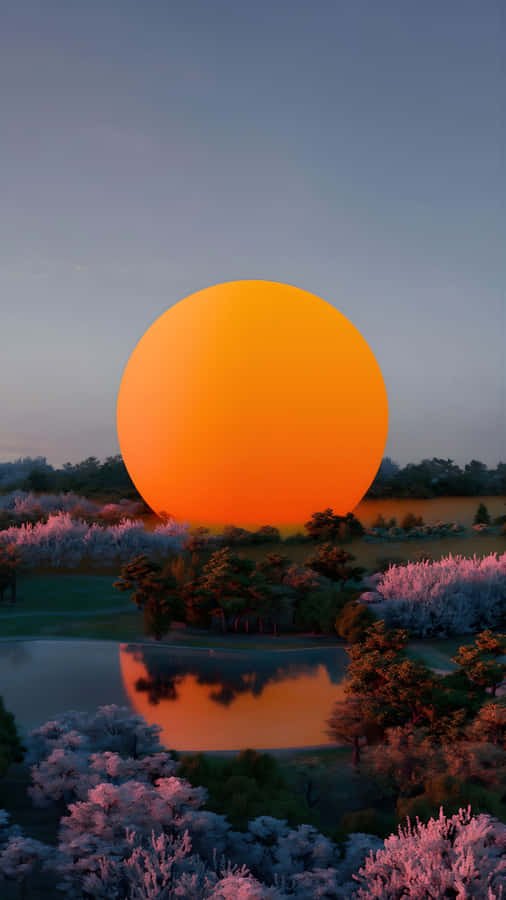 Wallpaper di Tramonto iOS 26
