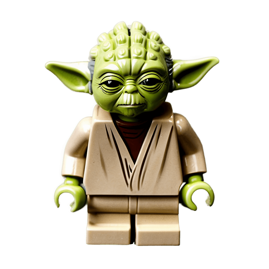 Yoda Lego Miniature PNG 06282024