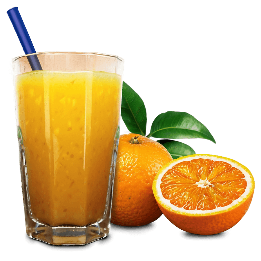 Fresh Orange Juice PNG tho