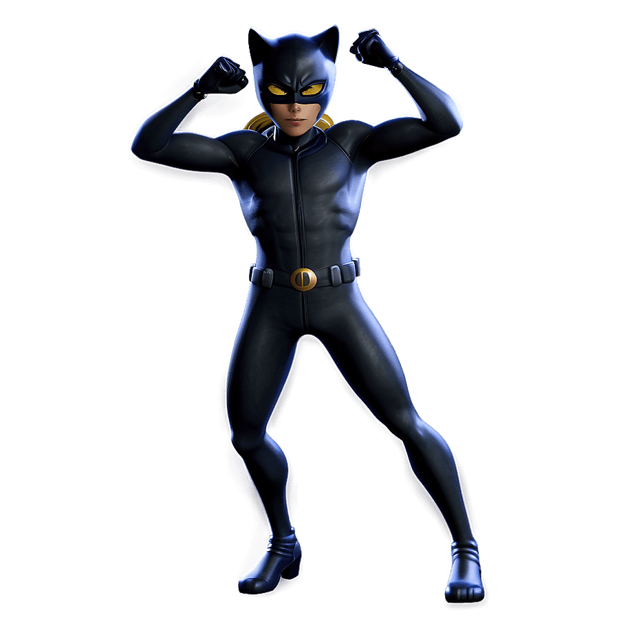 Cat Noir Action Pose PNG yup