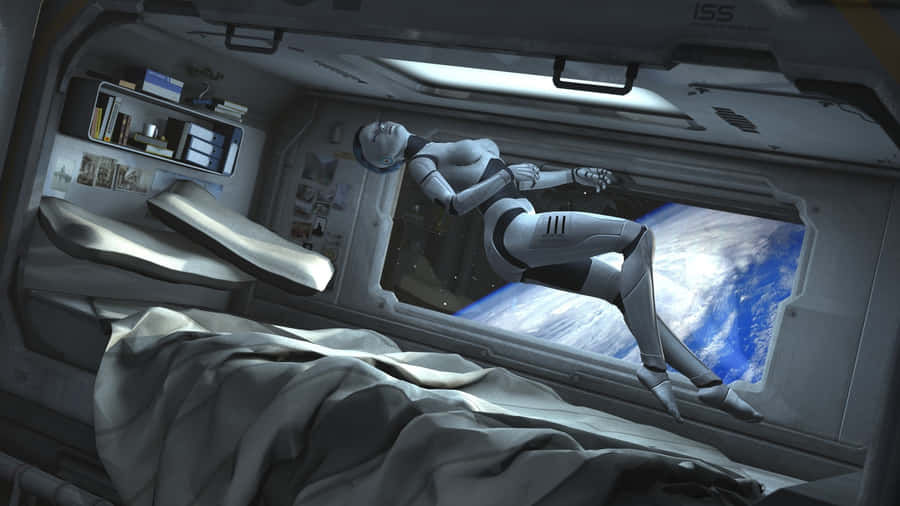 Quartieri di una Stazione Spaziale Futuristica
