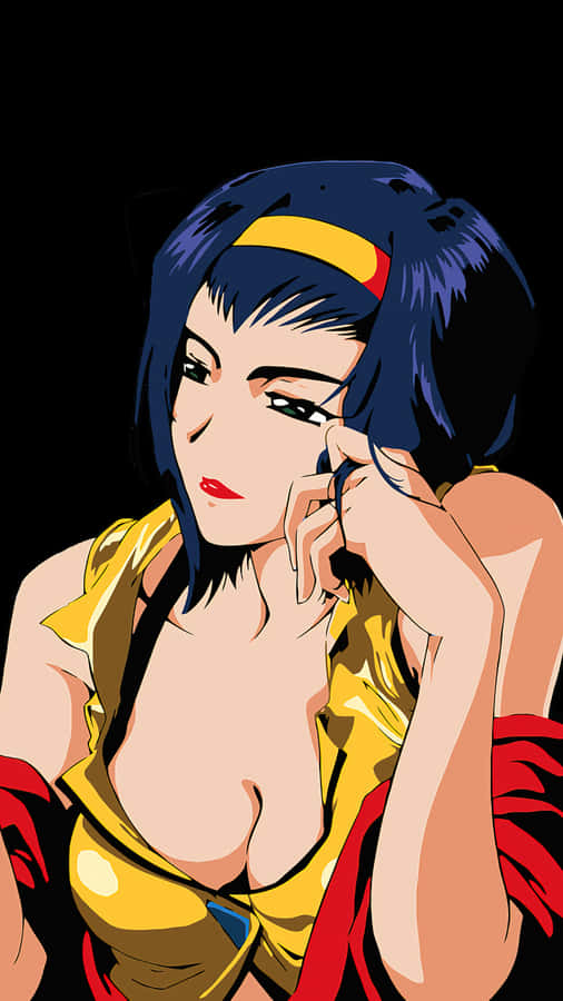 Faye Valentine di Cowboy Bebop in Vettore