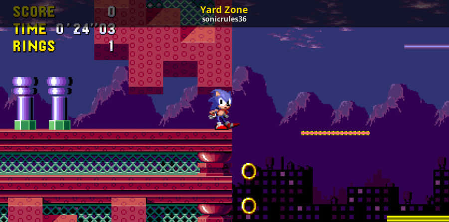 Sonic Spring Yard Zone Gameplay