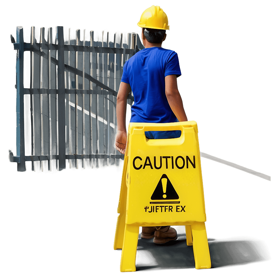 Cliff Edge Caution Sign PNG nix