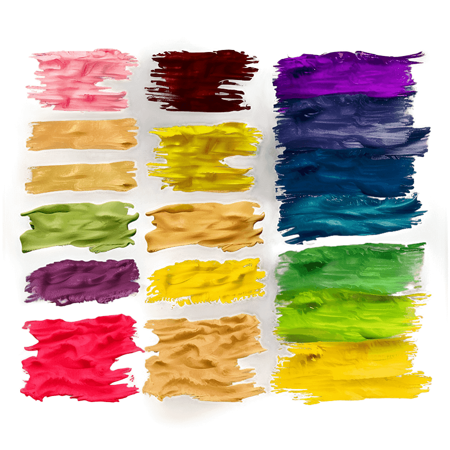 Colorful Brushstroke Texture PNG lpp90