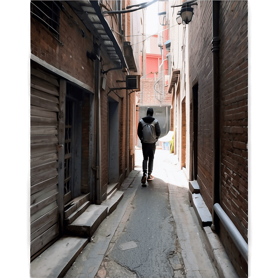 Wanderer in Alley PNG irf21