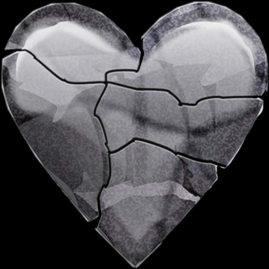 Shattered Glass Heart
