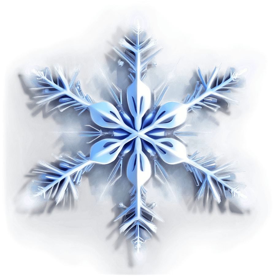 Abstract White Snowflake PNG ewn